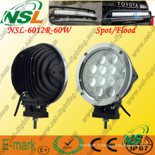 Lampe de travail LED 12PCS * 5W, lampe de travail LED 5100lm, lampe de travail LED 60W pour camions